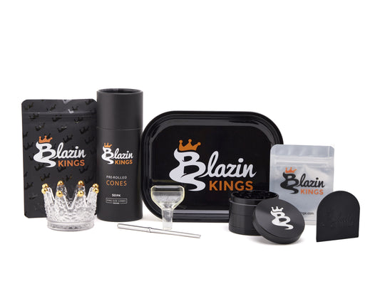 Blazin Kings Ultimate Stoner Kit + Grinder + King Cones [50PK] & More
